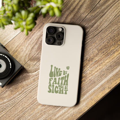 Live by Faith" Durable Phone Case – Trust in Every Moment