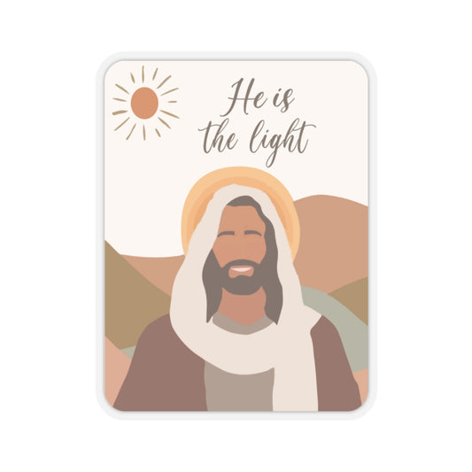 "He is the Light" - Christian Sticker