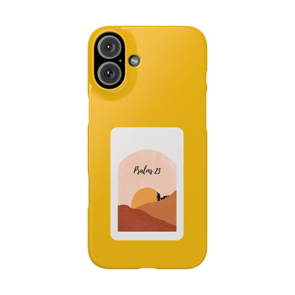 Dual-Layer Phone Case Inspired by Psalm 23 - #yellow