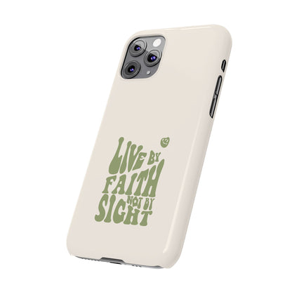 Live by Faith" Durable Phone Case – Trust in Every Moment