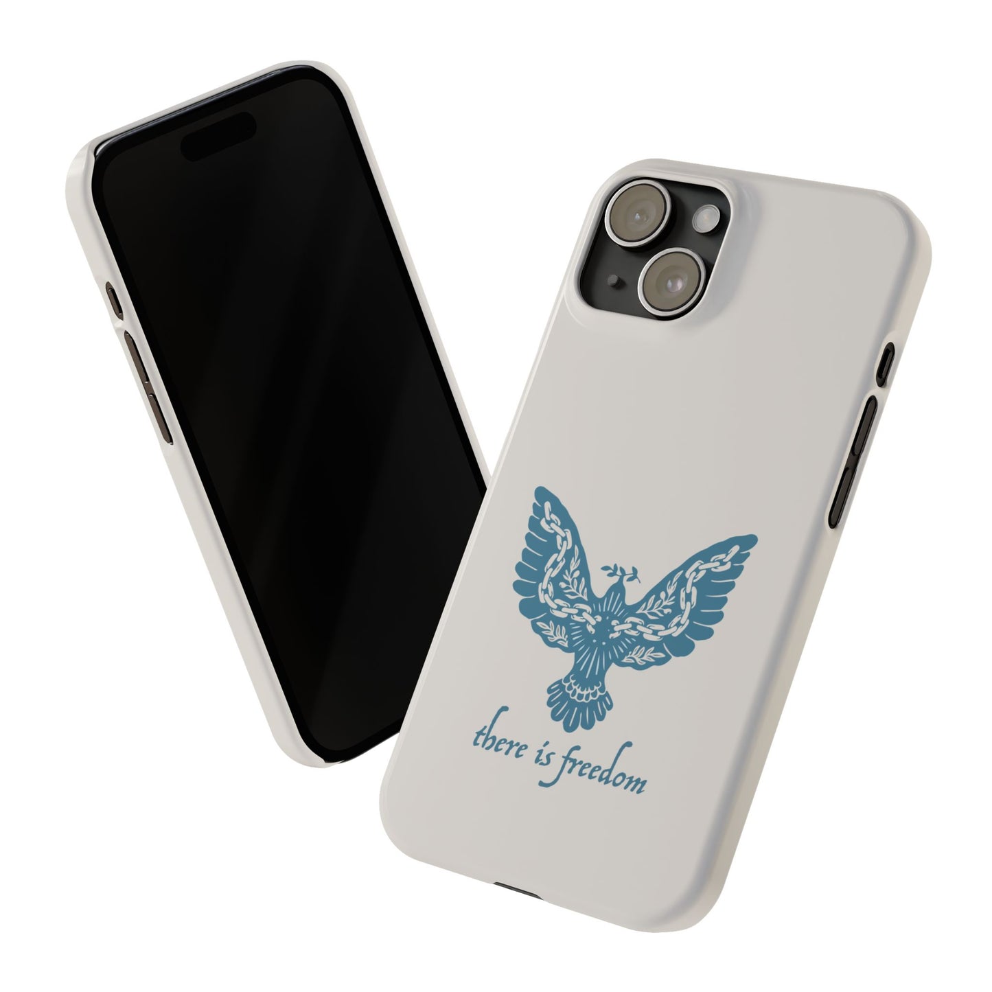 Freedom in Faith: Dual-Layer Phone Case