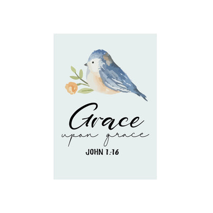 Grace Upon Grace - Christian Metal Poster