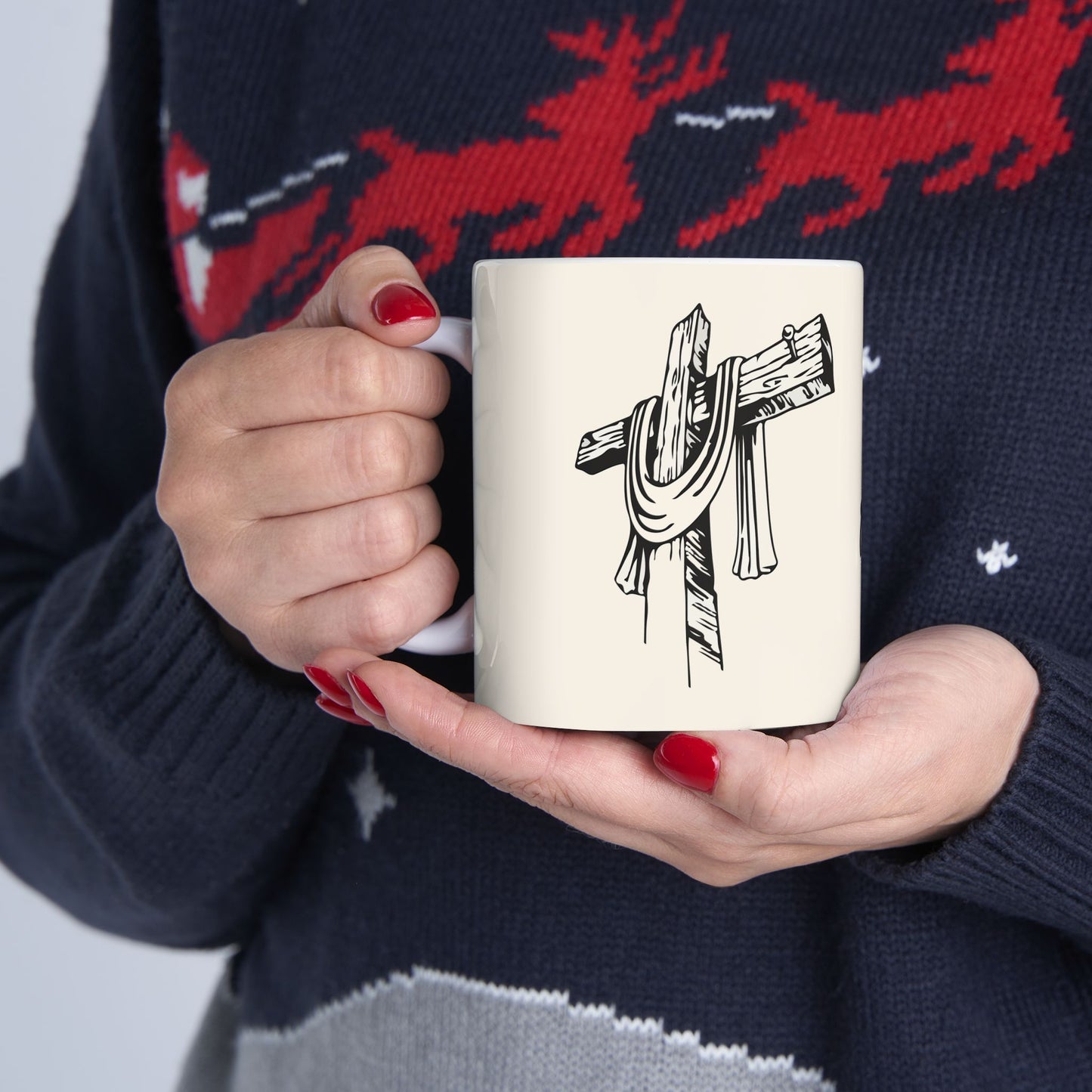 "Faith Over Fear" - Ceramic Coffee Mug