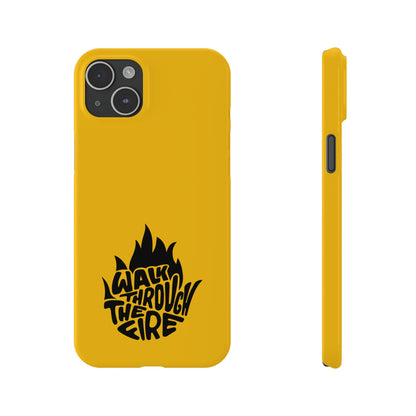 Walk Through Fire - Faith-Inspired Protective Phone Case