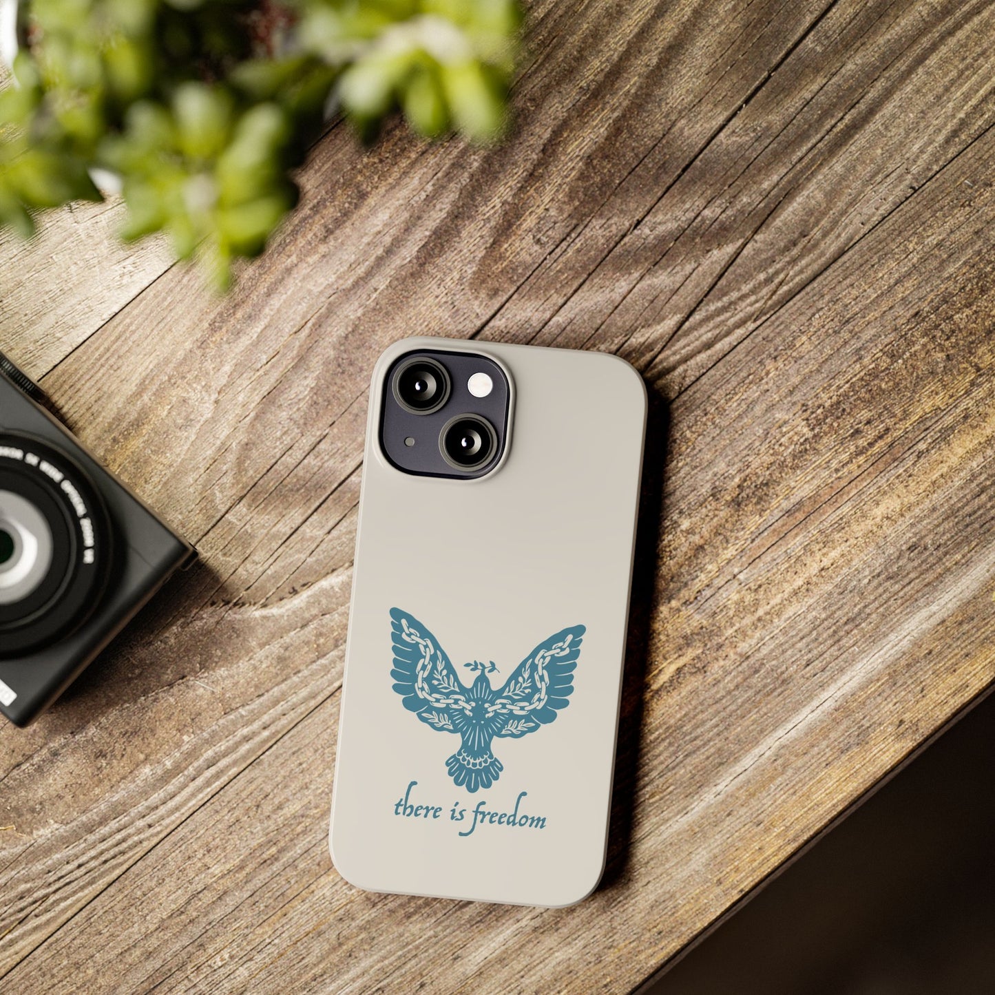 Freedom in Faith: Dual-Layer Phone Case