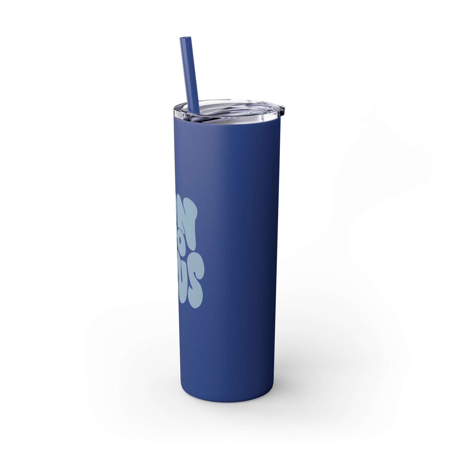 Run to Jesus - 20oz Stainless Steel Skinny Tumbler with Straw