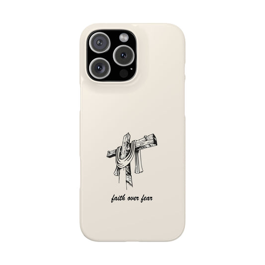 Faith Over Fear: Dual-Layer Phone Case