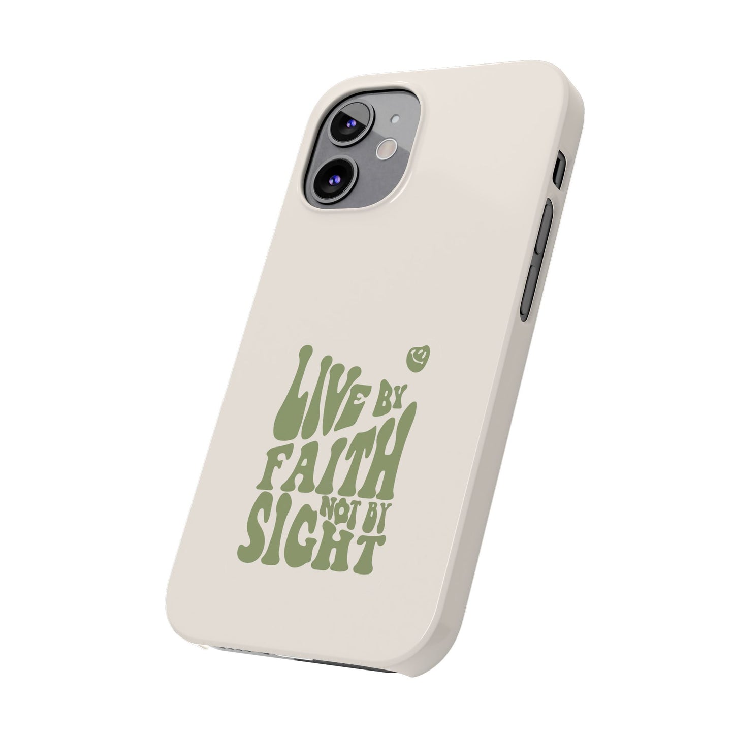 Live by Faith" Durable Phone Case – Trust in Every Moment