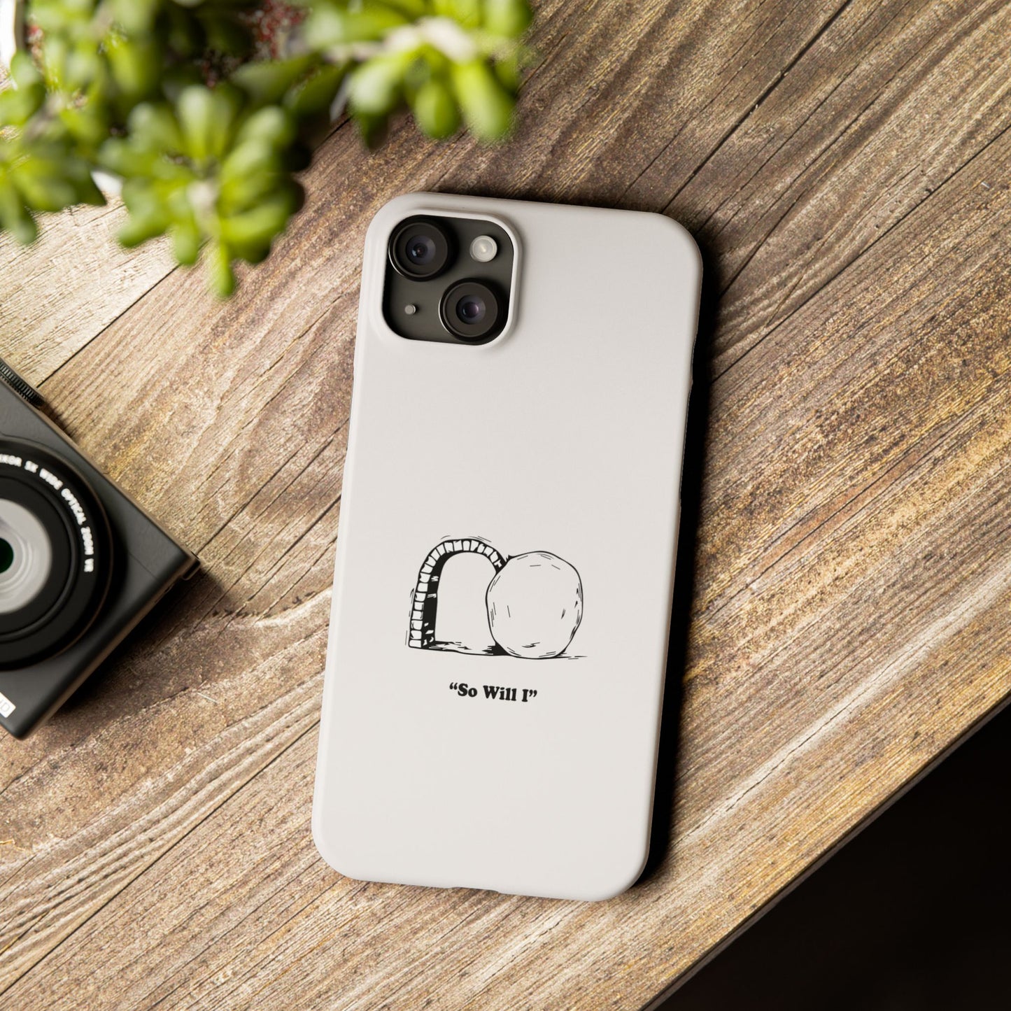 "So Will I" Dual-Layer Christian Phone Case – Inspired by Psalm 148