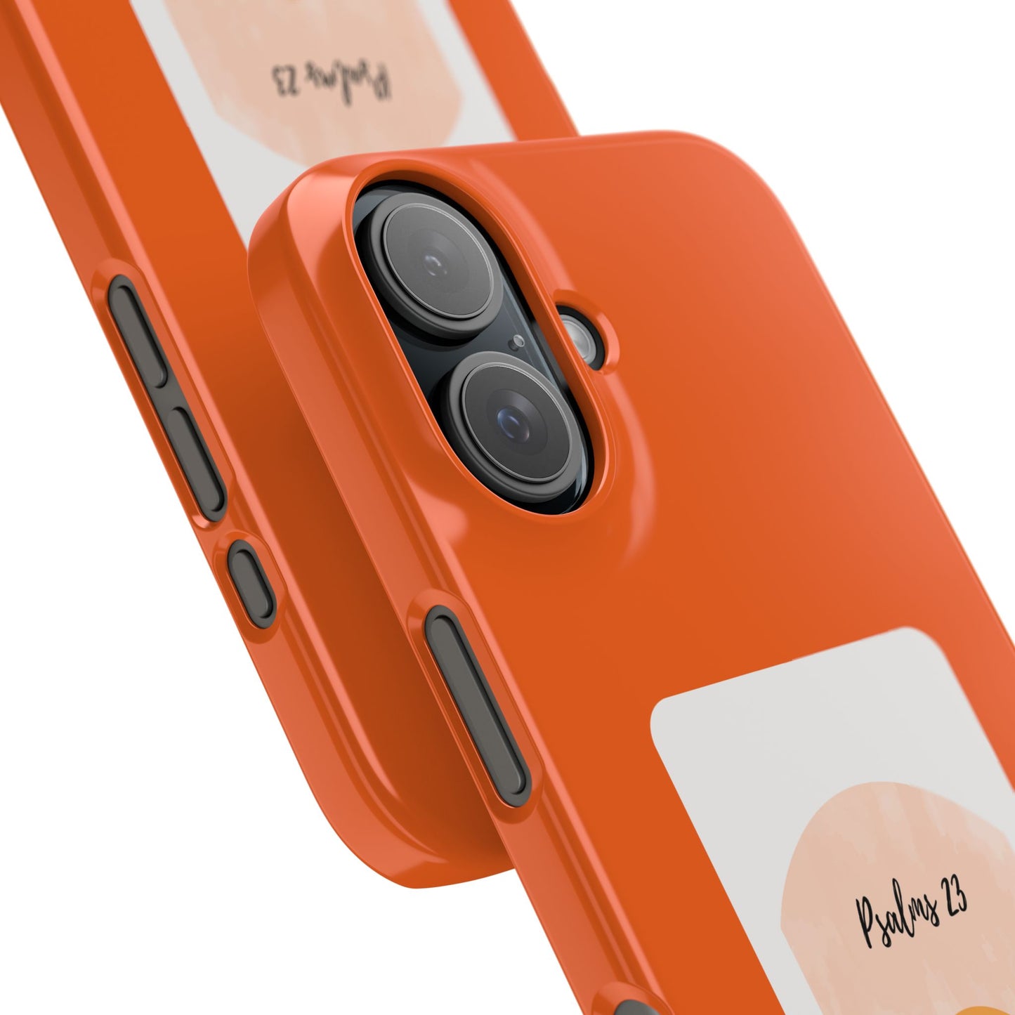 Dual-Layer Phone Case Inspired by Psalm 23 - #Orange