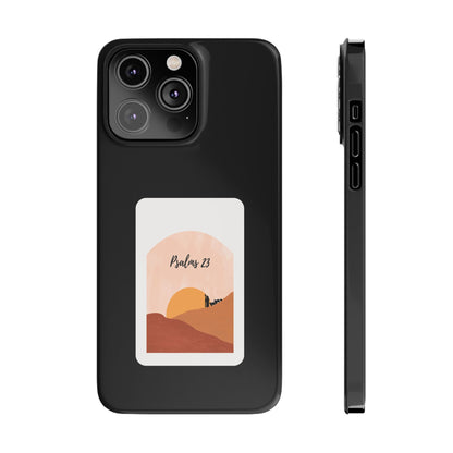 Dual-Layer Phone Case Inspired by Psalm 23 - #Black