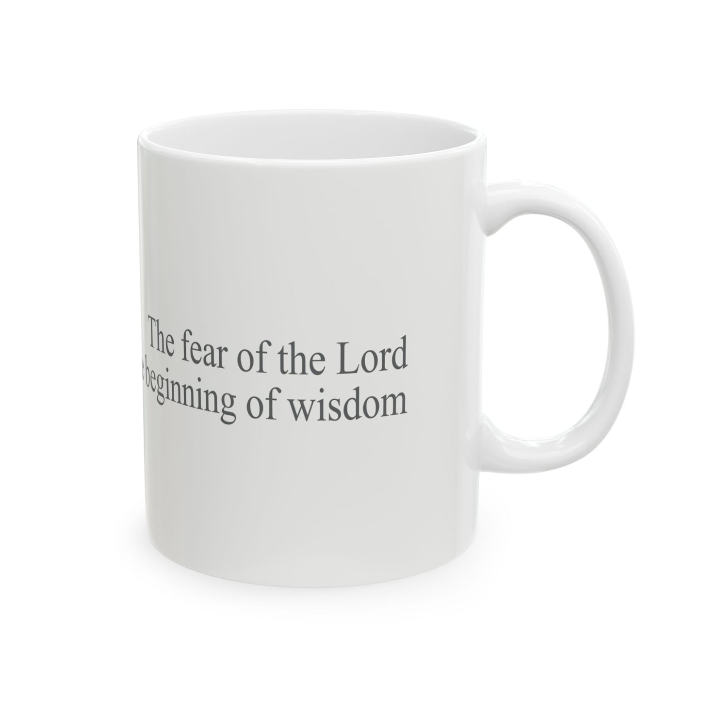 "Wisdom Begins Here" - Coffee Mug