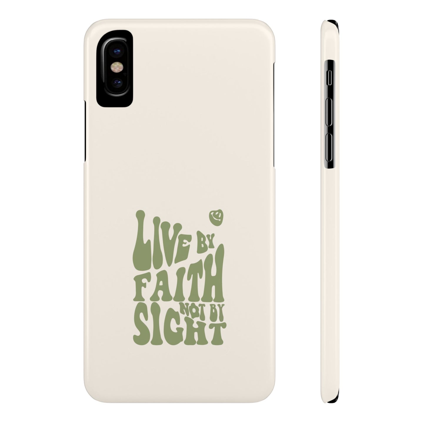 Live by Faith" Durable Phone Case – Trust in Every Moment