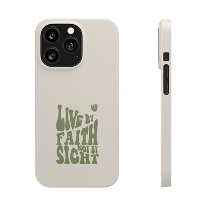 Live by Faith" Durable Phone Case – Trust in Every Moment