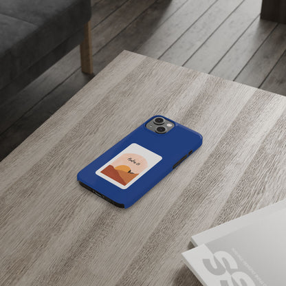 Dual-Layer Phone Case Inspired by Psalm 23 - #Darkblue