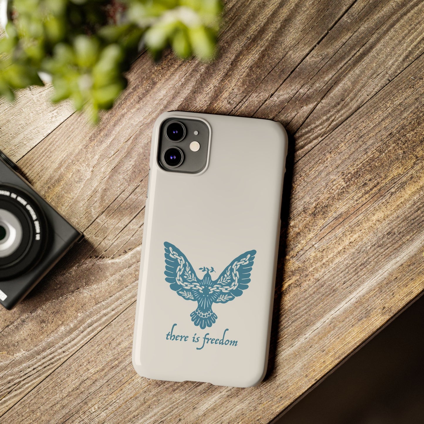 Freedom in Faith: Dual-Layer Phone Case