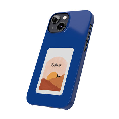 Dual-Layer Phone Case Inspired by Psalm 23 - #Darkblue