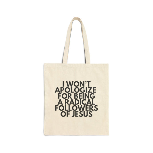 JESUS FOLLOWER - Cotton Tote Bag