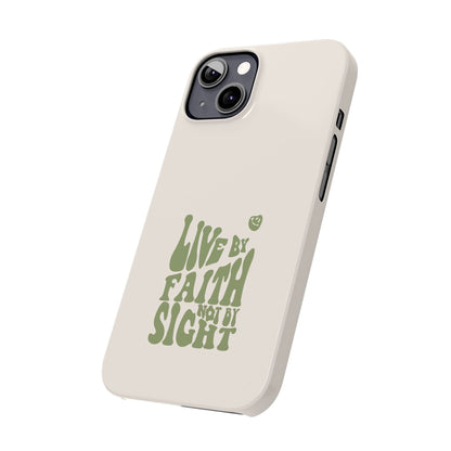 Live by Faith" Durable Phone Case – Trust in Every Moment