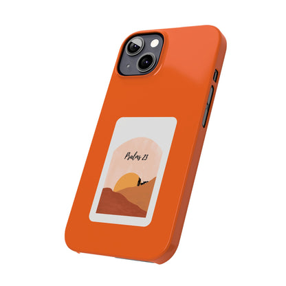 Dual-Layer Phone Case Inspired by Psalm 23 - #Orange