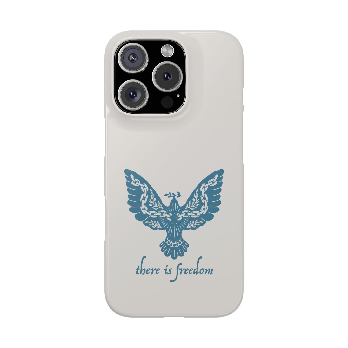 Freedom in Faith: Dual-Layer Phone Case