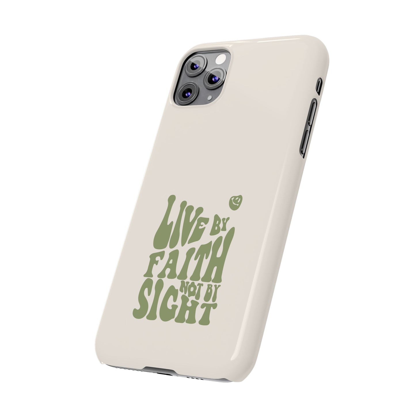 Live by Faith" Durable Phone Case – Trust in Every Moment