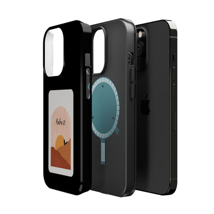 Dual-Layer Phone Case Inspired by Psalm 23 - #Black