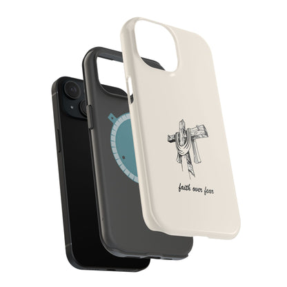 Faith Over Fear: Dual-Layer Phone Case